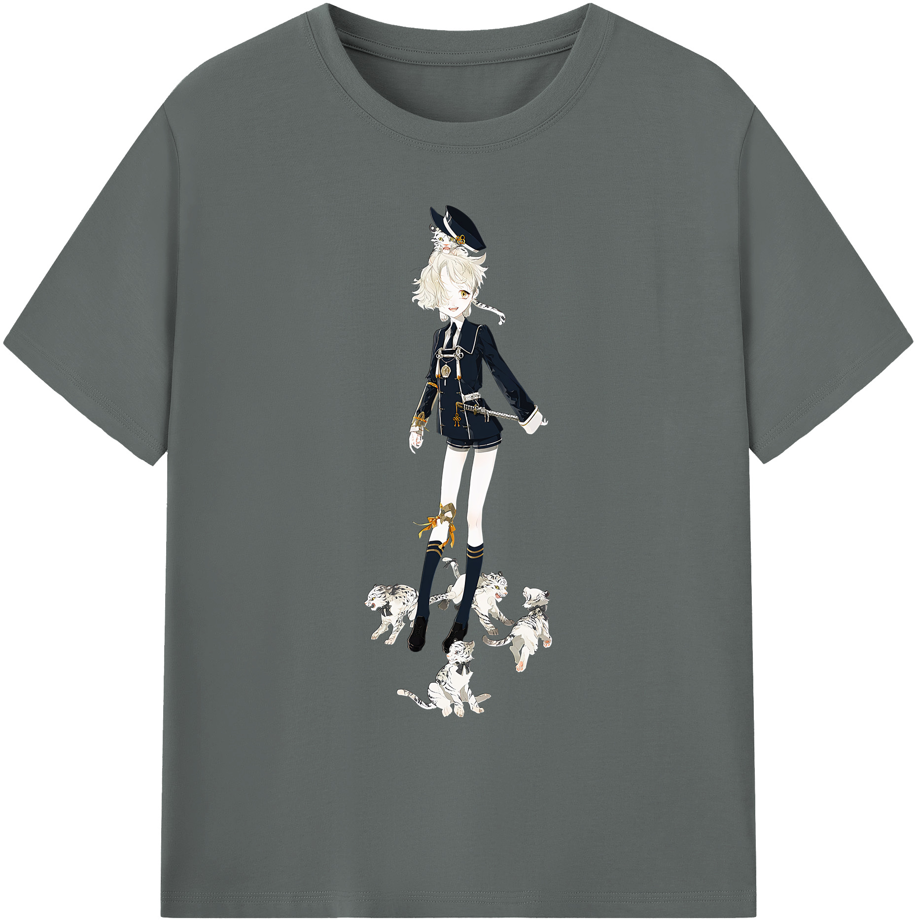 （画像用） 刀剣乱舞 Touken Ranbu 綿100％ メンズ半袖Tシャツ｜肌触りやわらか＆通気性